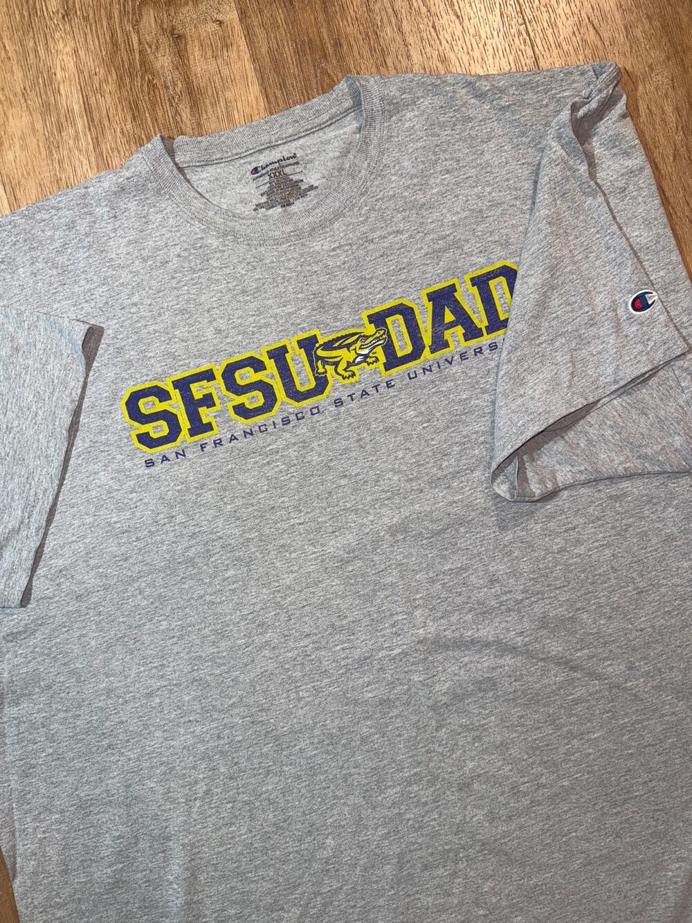 SFSU Dad T Shirt Mens Gray San Francisco State University College Graphic Tee